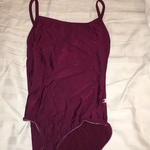 Burgundy Yumiko Leotard